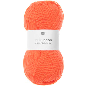 Socks Neon 4 ply <br> (75% Lana superwash / 25% nylon)
