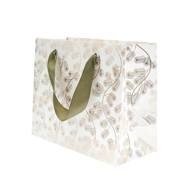 Bolsa de Regalo Chica  Ramas de Abeto Doradas Navidad