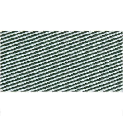 Cinta Poliéster  Rayas Diagonales Green/White 50mm