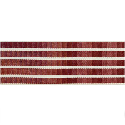 Cinta Poliéster  Rayas Bordeaux/White 38mm Ancho