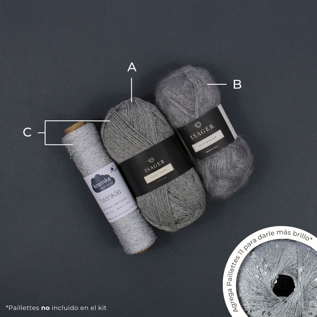 Kit de Hilados "Moulin Rouge" de Pope Vergara <br> Elegir Color