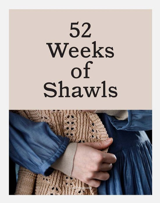 Libro "52 Weeks of Shawls" Tapa Lisa <br> Laine