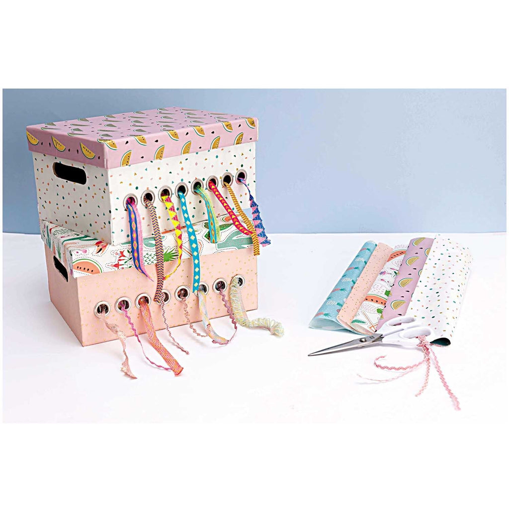 Cinta Tejida Tipo Cordón Zig Zag <br> Rosada con Brillo - 2 mts