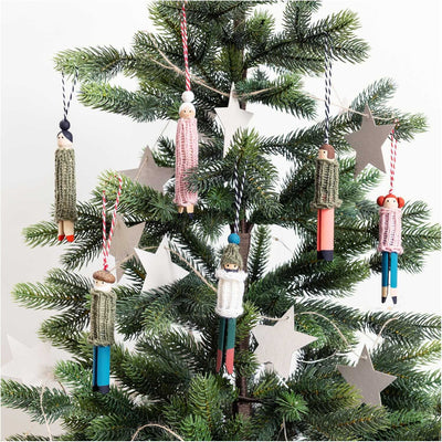 Pinzas de Madera Natural 9,5 cm  (10 unidades)