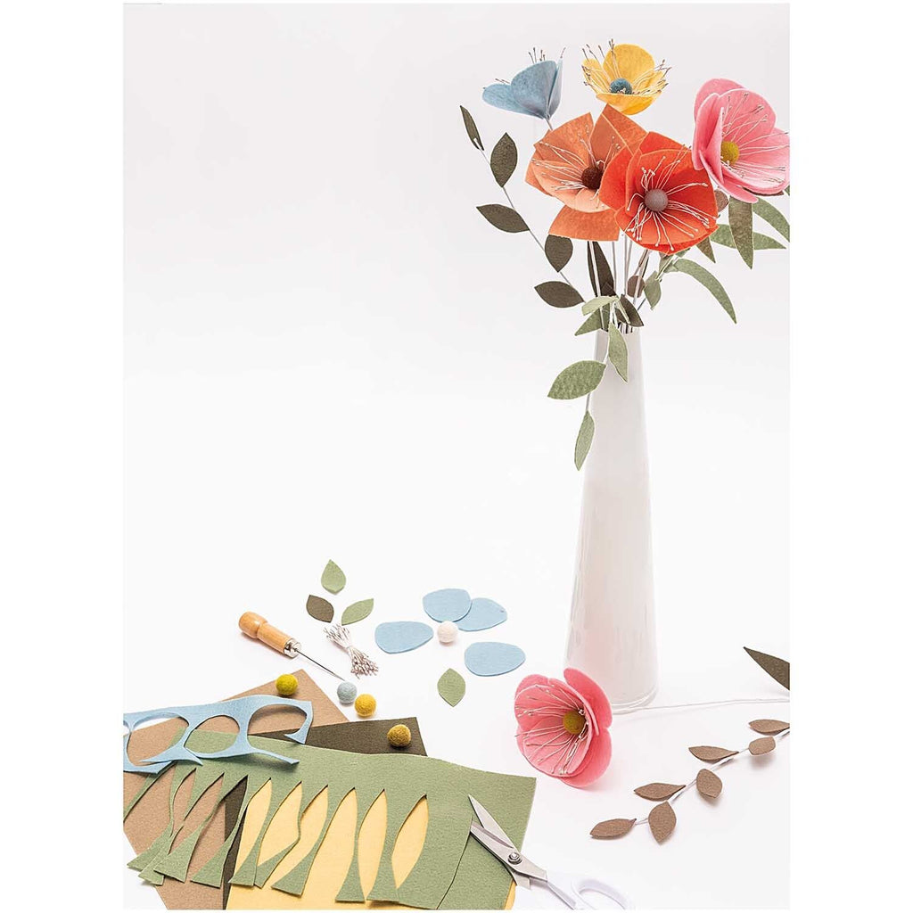 Set Láminas de Fieltro <br> Colores Tierra