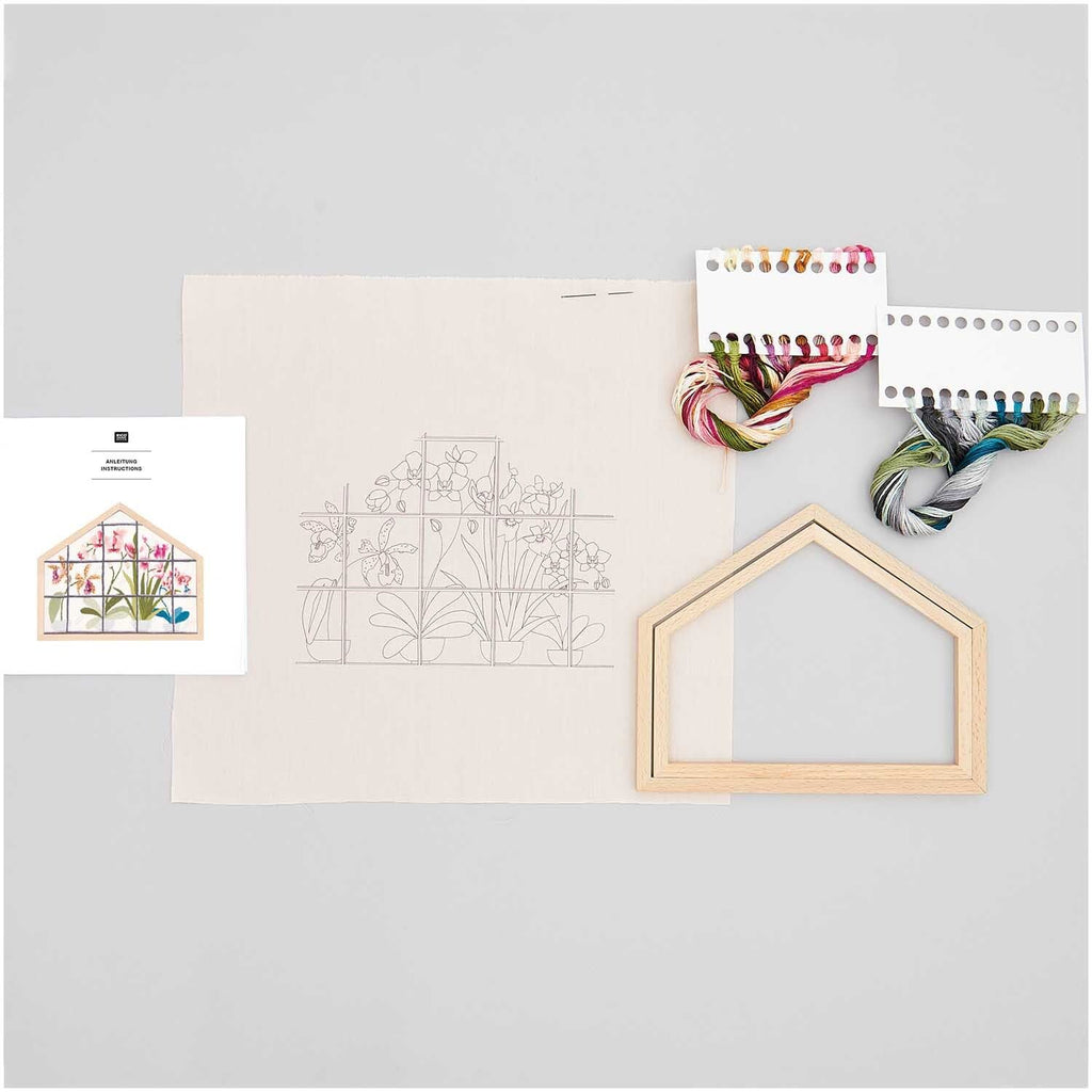 Kit de Bordado <br> Orchids