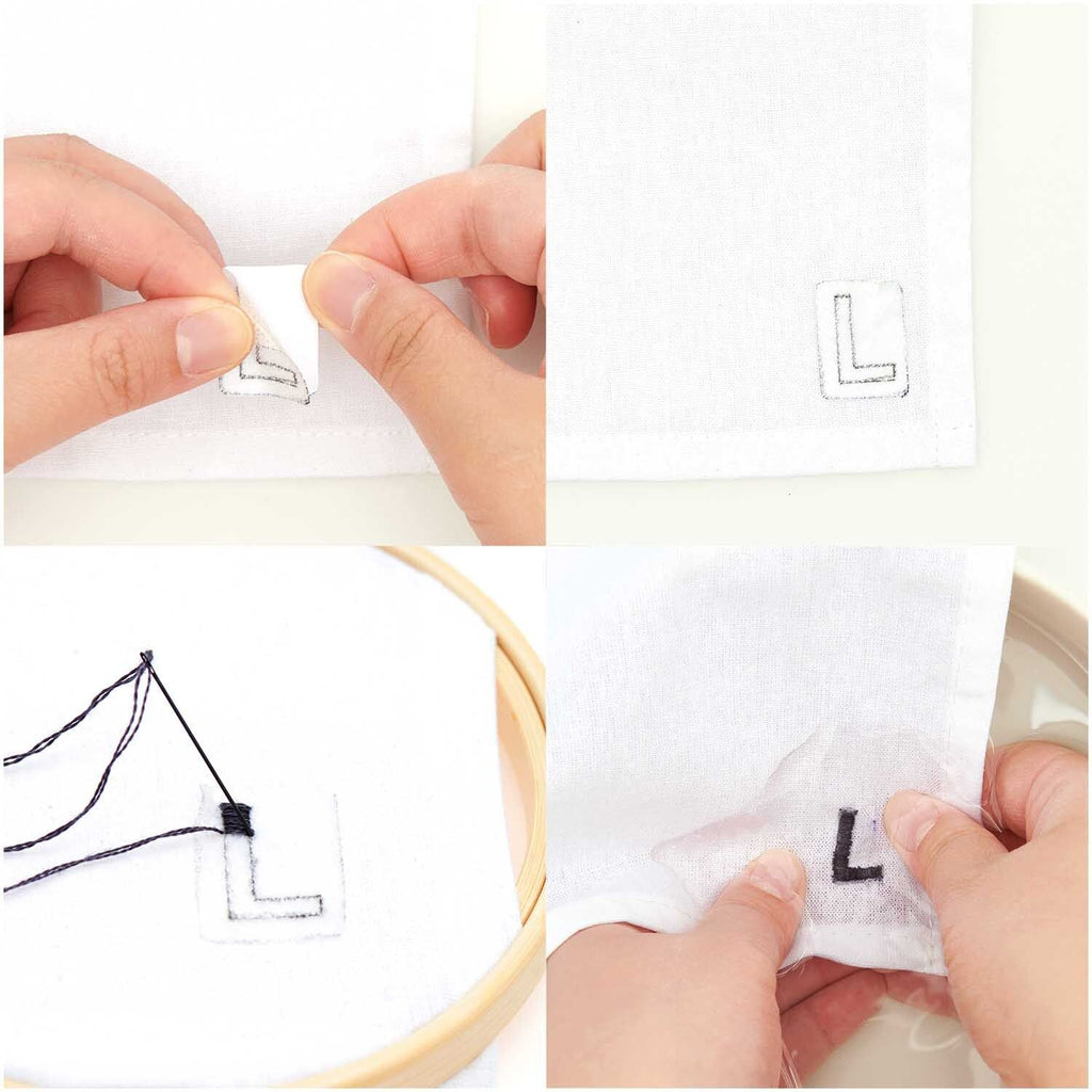 Kit de Bordado Stick and Stitch <br> Floral Alphabet