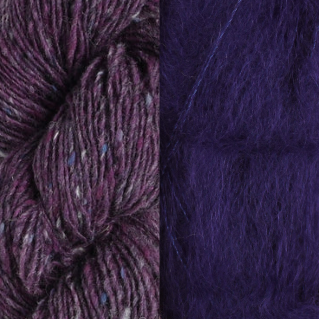 Kit de Tejido Suéter "Decisions" de Pope Vergara <br> Versión Tweed Isager (Sin Mostacilla)