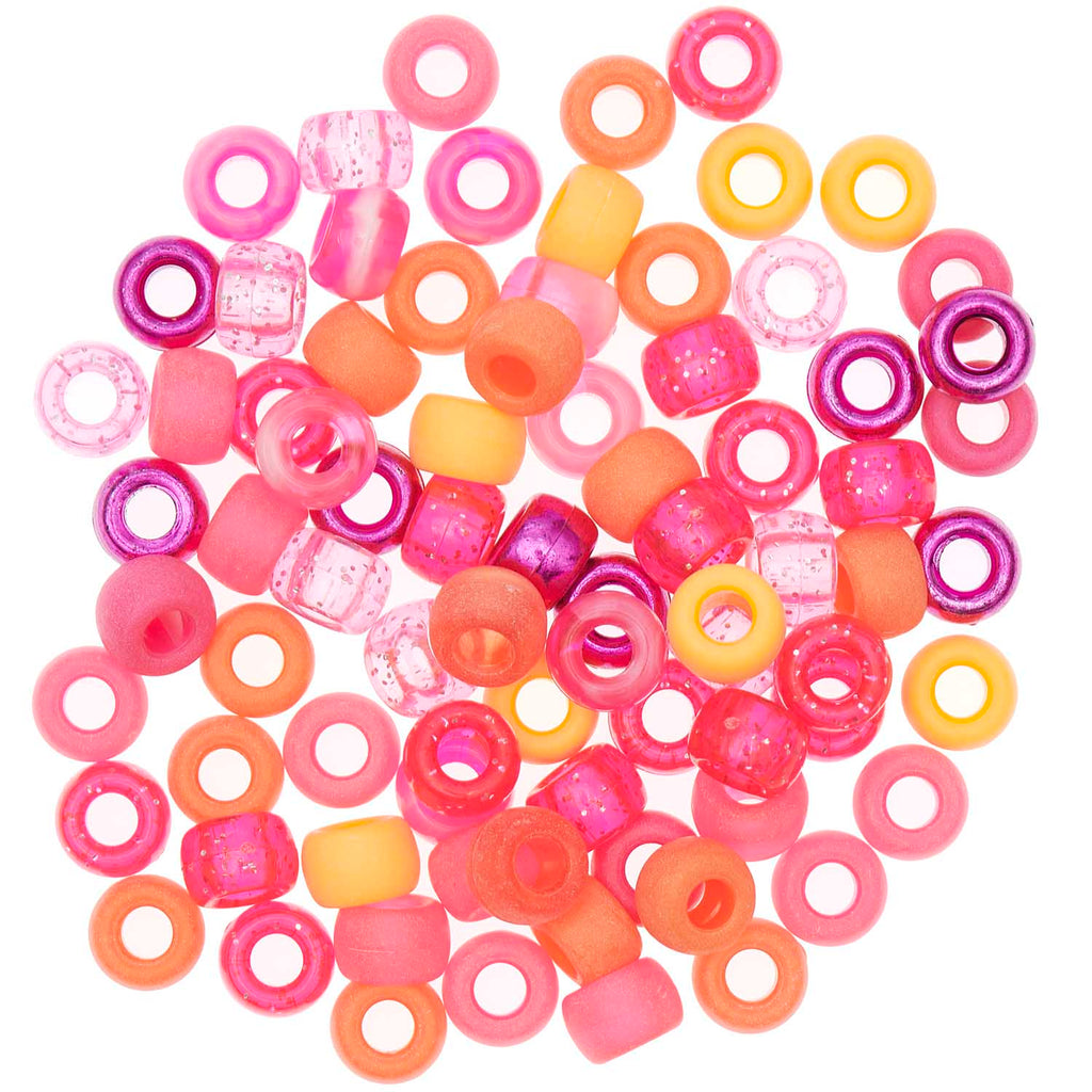 Pack de Mostacillas Ponii Beads <br> Berry Mix 80 pcs