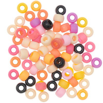 Pack de Mostacillas Ponii Beads  Fruit Mix 80 pcs