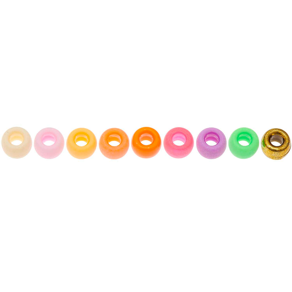 Pack de Mostacillas Ponii Beads <br> Neon Mix 80 pcs