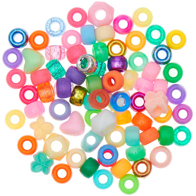 Pack de Mostacillas Ponii Beads  Star Mix 80 pcs