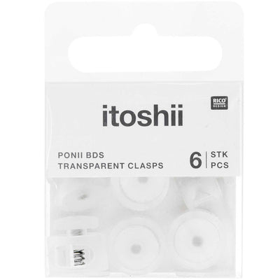 Set de Broches  Transparent Clasps