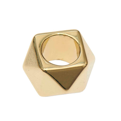 Pack de Mostacillas Ponii Beads  Polygons Gold 10 pcs