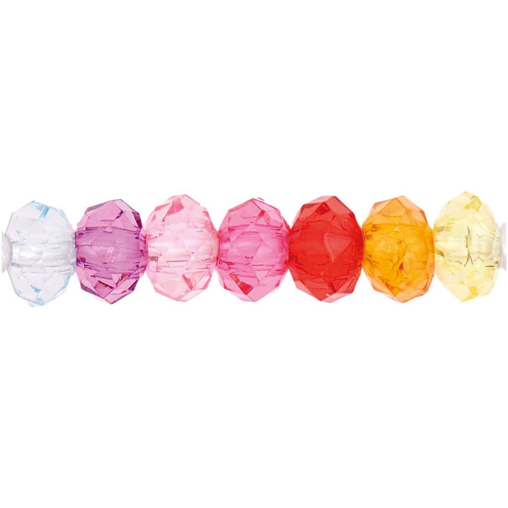 Pack de Mostacillas Poligonos Ponii Beads <br> Rainbow Mix (77pcs)