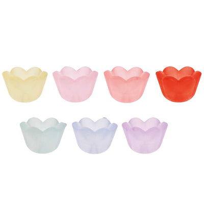 Pack de Mostacillas con Forma de Flor Ponii Beads  Multicolor Matte (35pcs)