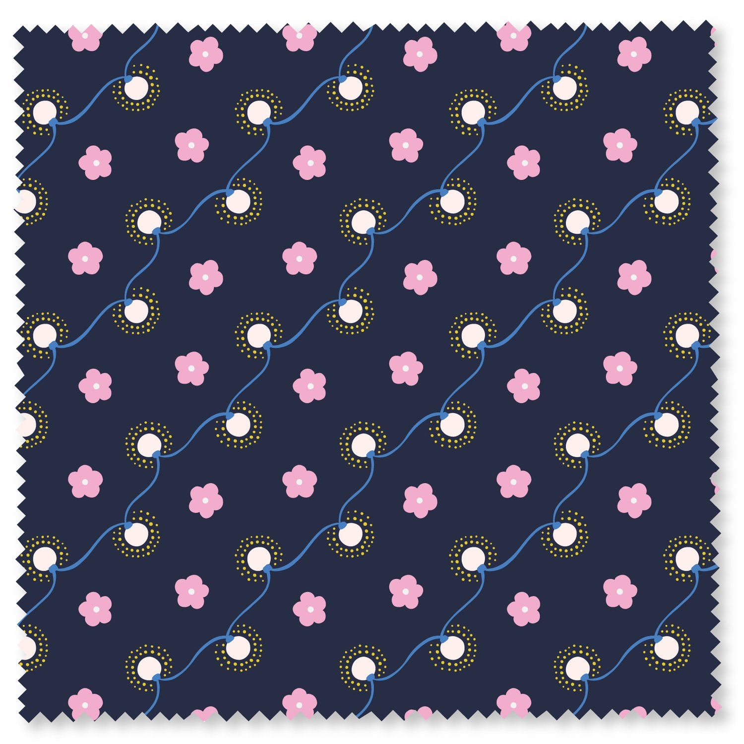 Tela Popelina "Fairy Lights" (100% Algodón) <br> De corte - 110cm de ancho