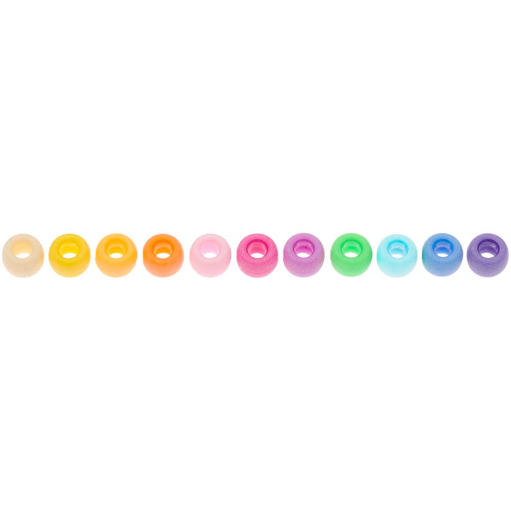 Pack de Mostacillas Ponii Beads <br> Matt Rainbow 9x6mm - 400 unidades