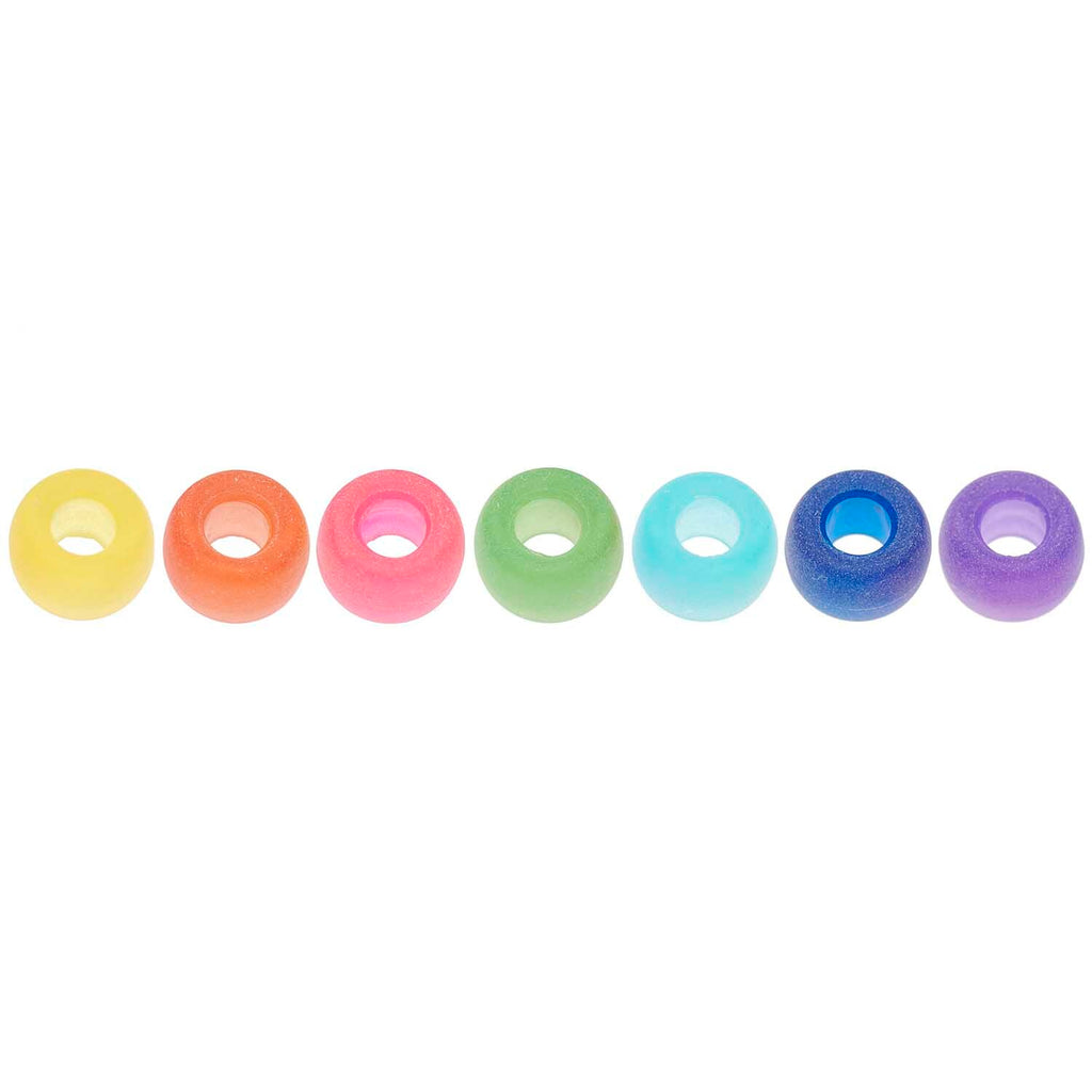 Pack de Mostacillas Ponii Beads <br> Frozen Rainbow 9x6mm - 400 unidades