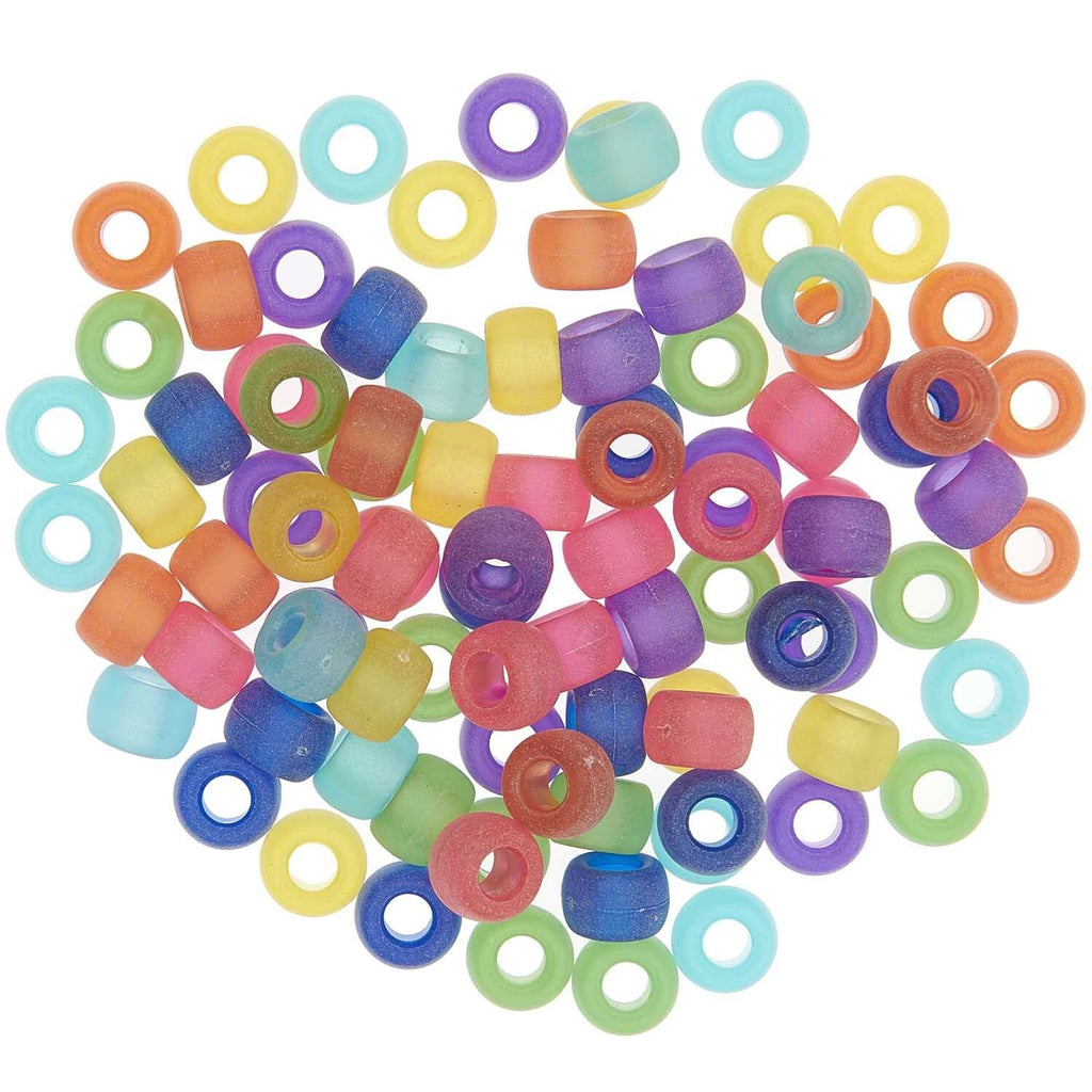 Pack de Mostacillas Ponii Beads <br> Frozen Rainbow 9x6mm - 400 unidades