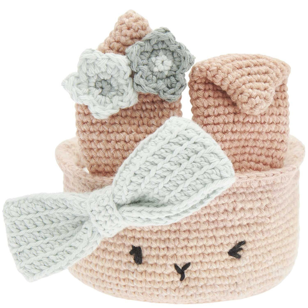Kit de Tejido Amigurumi "Easter Basket" <br> Color Beige