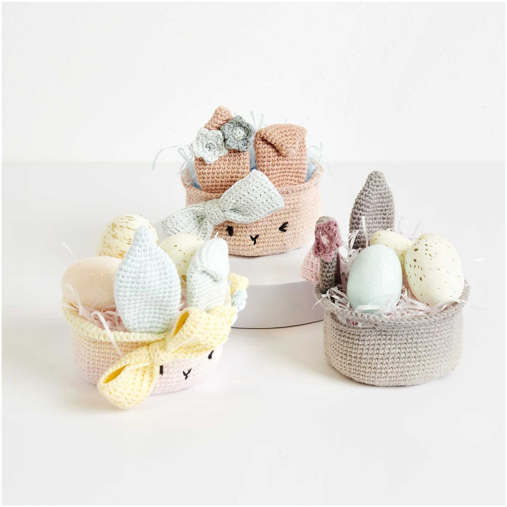 Kit de Tejido Amigurumi "Easter Basket" <br> Color Beige