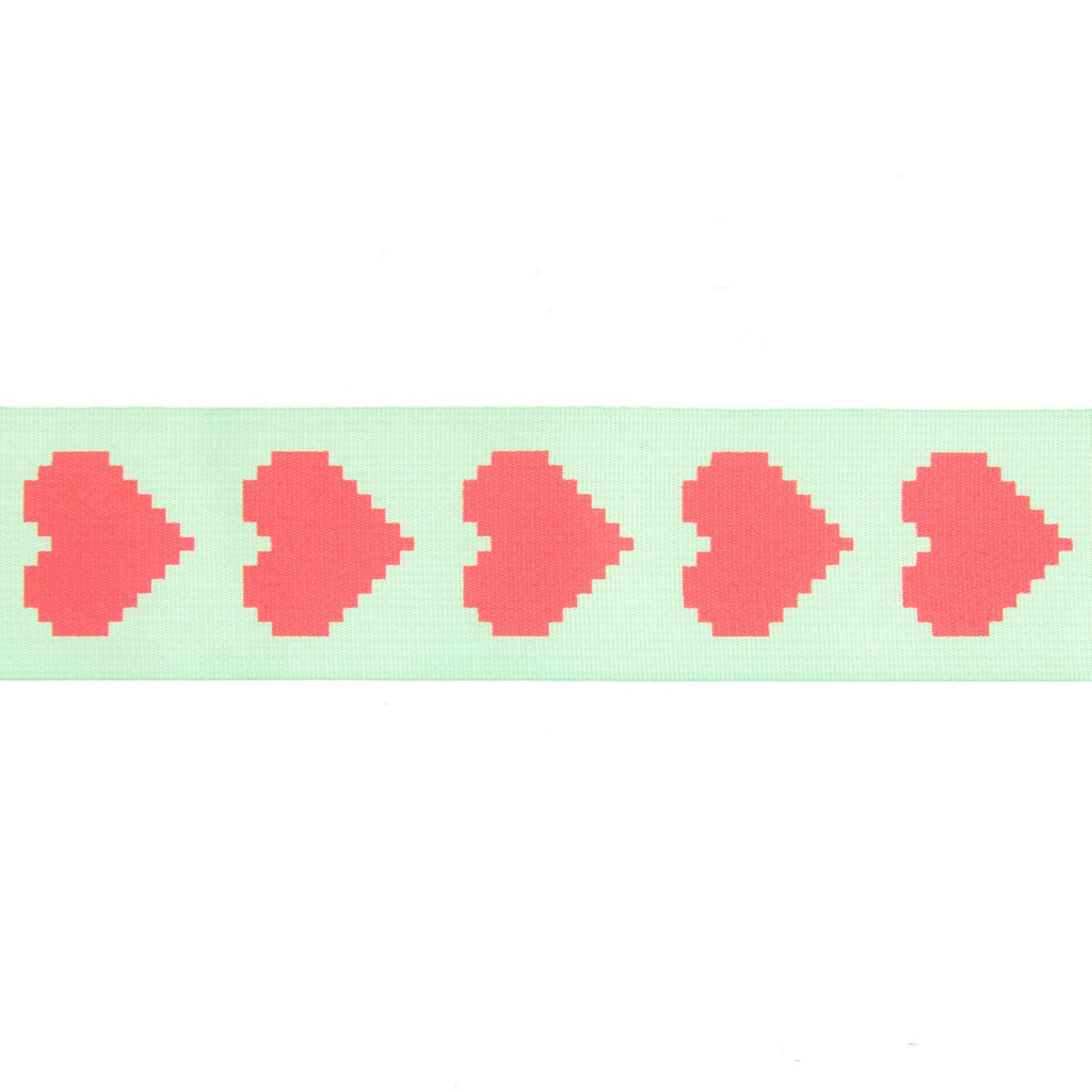 Cinta de Tafetán Para Regalos y Decoraciones <br> Colección "Pixel Hearts," 38mm/3 metros (Elegir Color)