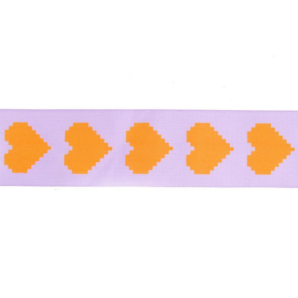 Cinta de Tafetán Para Regalos y Decoraciones <br> Colección "Pixel Hearts," 38mm/3 metros (Elegir Color)