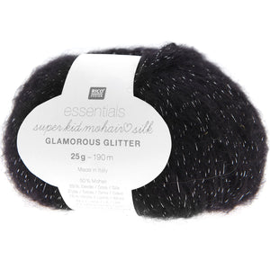 Essentials Super Kid Mohair Loves Silk Glamorous Glitter  <br> (50% Mohair / 29% Seda / 18% Lana / 3% Poliamida)