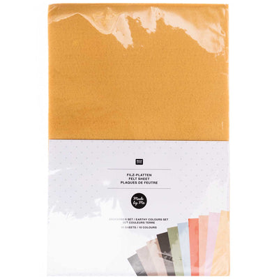 Set Láminas de Fieltro  Colores Animals