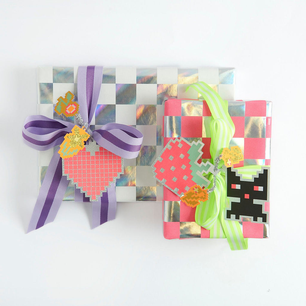 Cinta Poliéster <br> Rayas Lilac/Purple 38mm Ancho