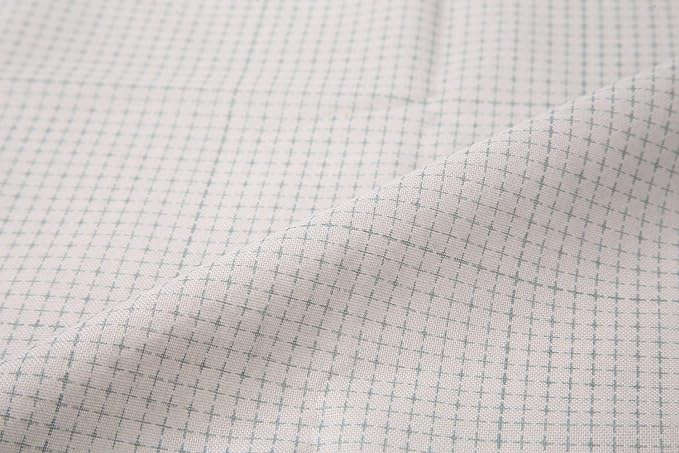 Sashiko Cloth Tela 100% Algodón con Diseño <br> Grey