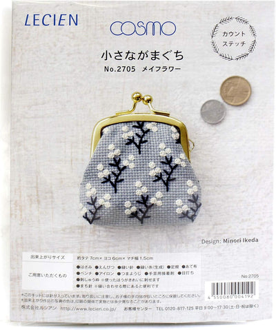 Kit de Bordado Punto Cruz Monedero  