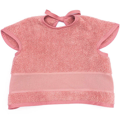 Babero de Toalla Para Bordar Color Rosado  100% Algodón