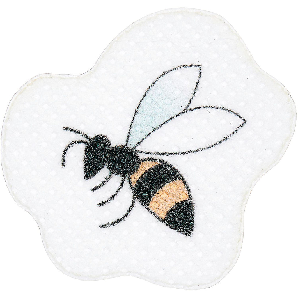 Kit de Bordado Stick and Stitch <br> Flowers and Bee