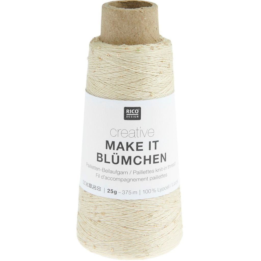 Creative Make It Blümchen <br> (100% Lyocell y Lentejuelas con Forma de Flor)