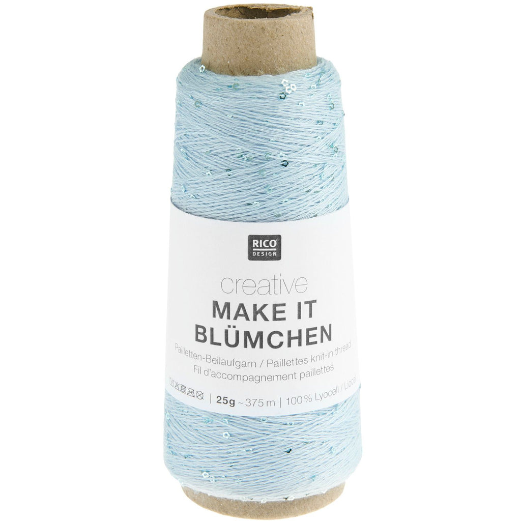 Creative Make It Blümchen <br> (100% Lyocell y Lentejuelas con Forma de Flor)