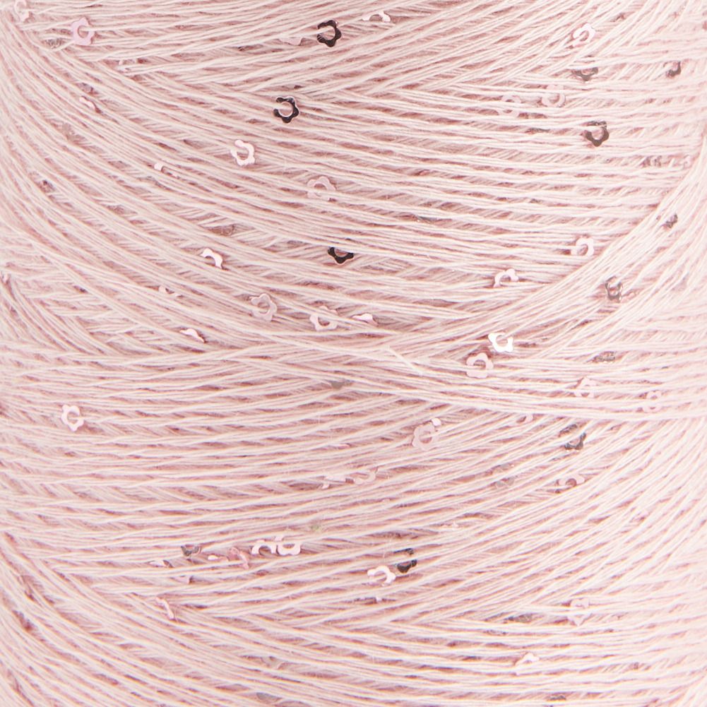 Rico Design Creative Make It Blümchen – hilo acompañante con lentejuelas flor, 25 g 375 m