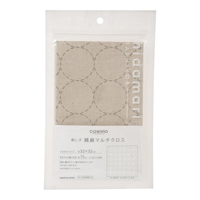 Tela Algodón-Lino con Diseño Sashiko 