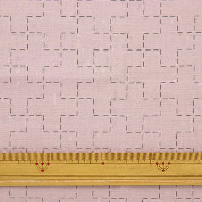 Tela Algodón-Lino con Diseño Sashiko 