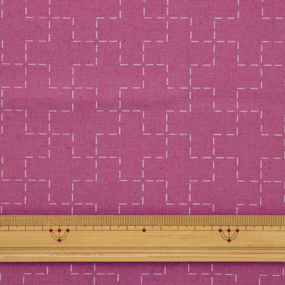 Tela Algodón-Lino con Diseño Sashiko 