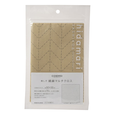 Tela Algodón-Lino con Diseño Sashiko 