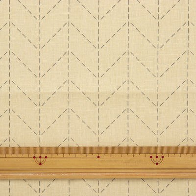 Tela Algodón-Lino con Diseño Sashiko 