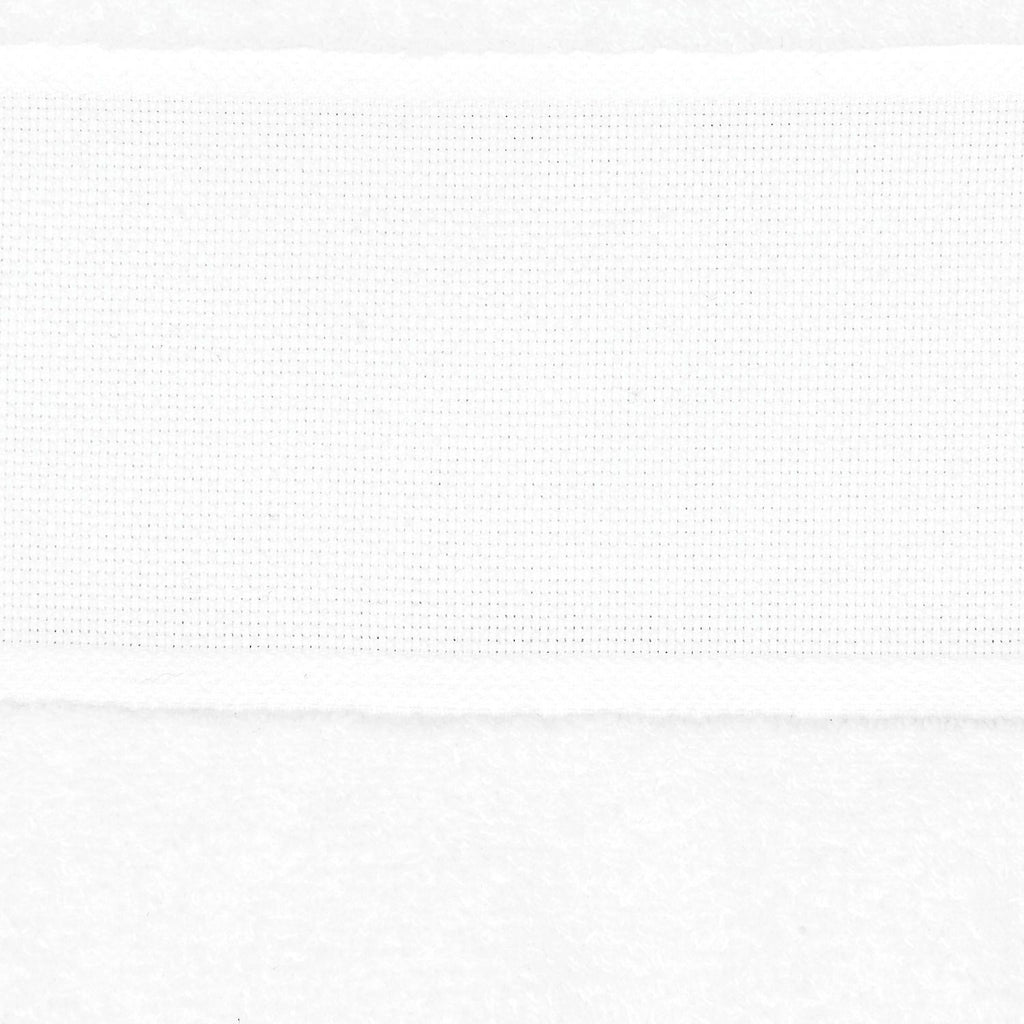 Toalla de Manos Para Bordar Color Blanco <br> 50 x 100 cms - 100% Algodón GOTS