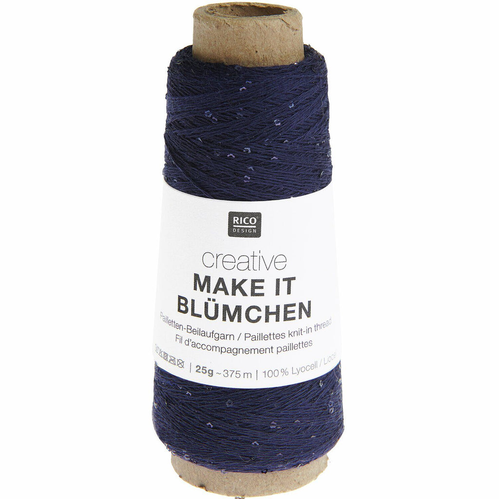 Creative Make It Blümchen <br> (100% Lyocell y Lentejuelas con Forma de Flor)