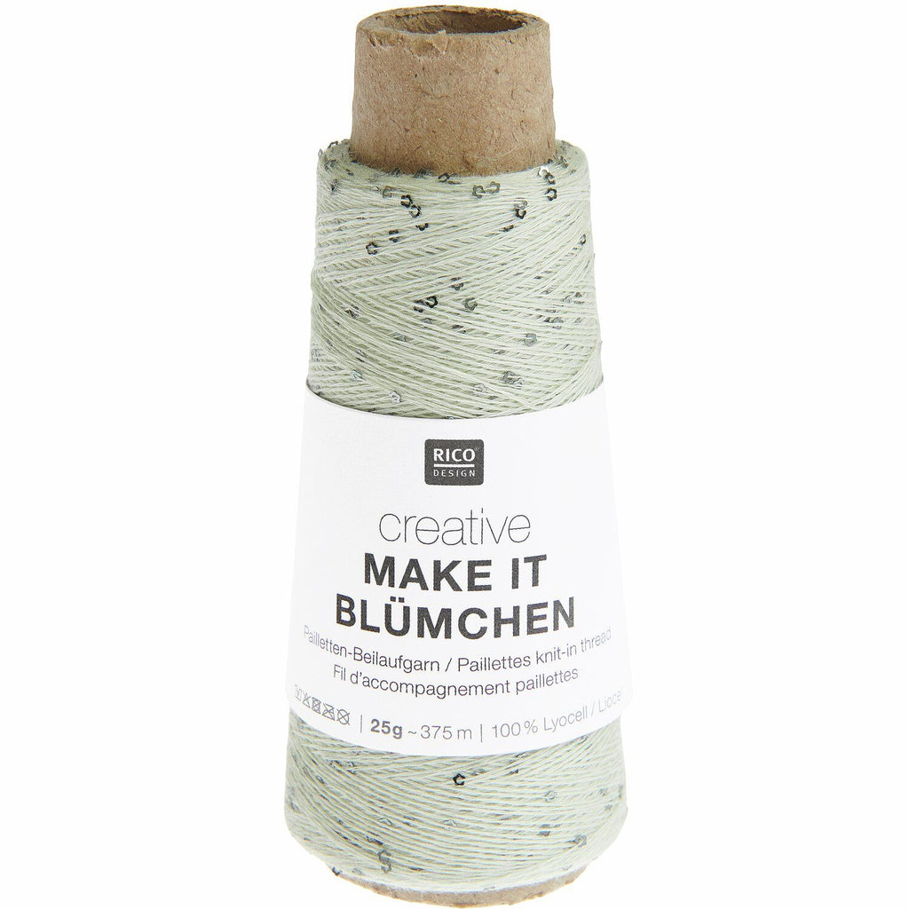 Creative Make It Blümchen <br> (100% Lyocell y Lentejuelas con Forma de Flor)