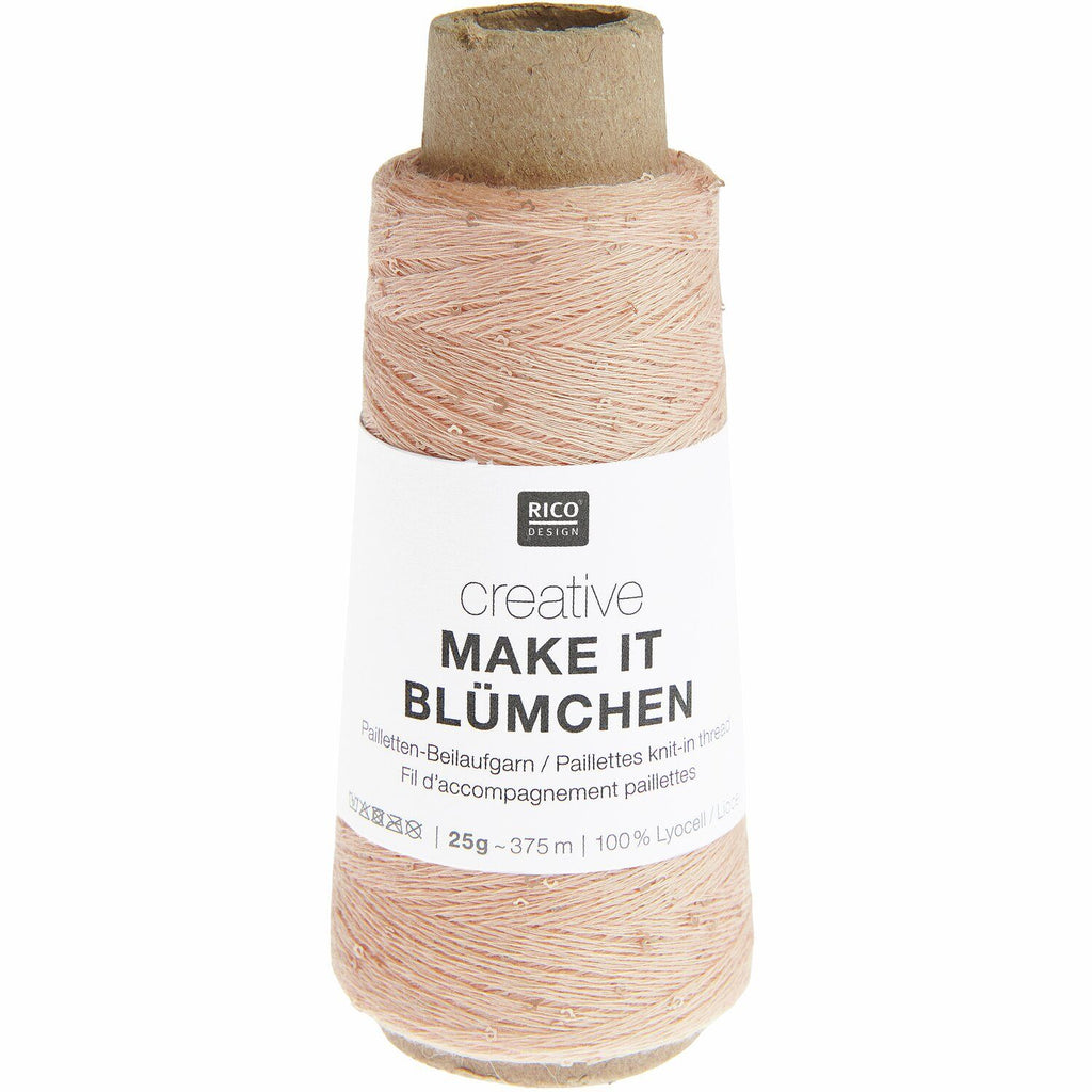 Creative Make It Blümchen <br> (100% Lyocell y Lentejuelas con Forma de Flor)