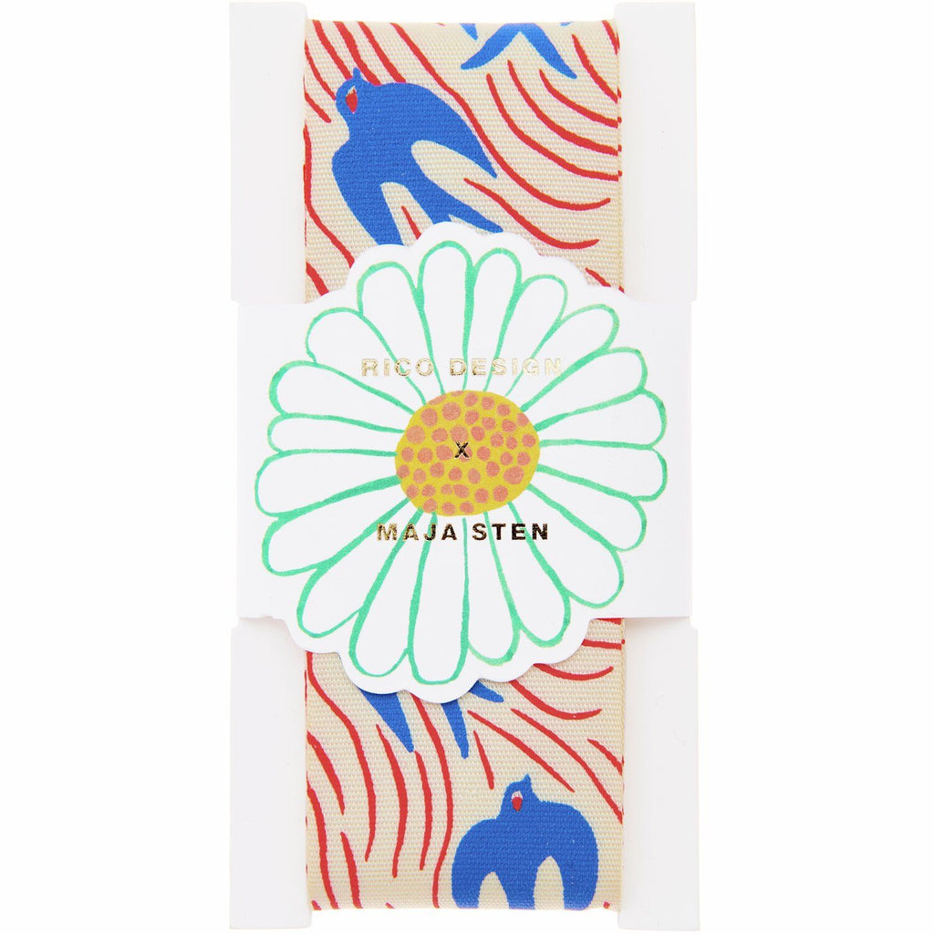 Cinta de Tafetán Para Regalos y Decoraciones <br> Colección "Midsommar Magic" 38mm/3 metros (Elegir Color)