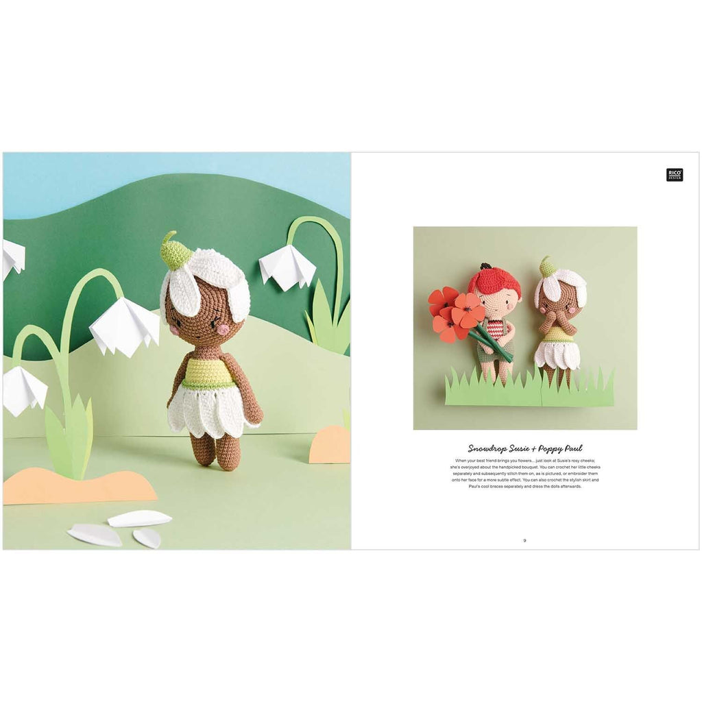 Cuadernillo Amigurumis <br> Ricorumi "Blooming Beauties"