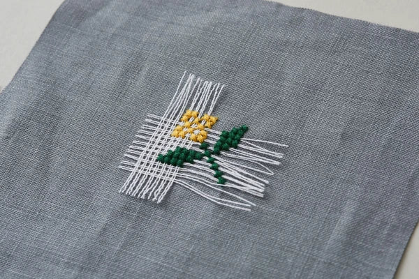 Tela Esterilla de Algodón para Bordado Punto Cruz <br> Diferentes Tamaños